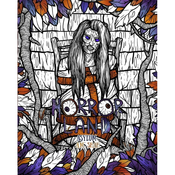Download Horror Land Adult Coloring Book Horror Land Asylum Book 6 Other Walmart Com Walmart Com