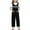 Black, variant on Glisme Girls Romper Children Kids Sleeveles Bow Shoulder Strap Jumpsuit Long Straight Pants With Pocket Flexible Playwear Black