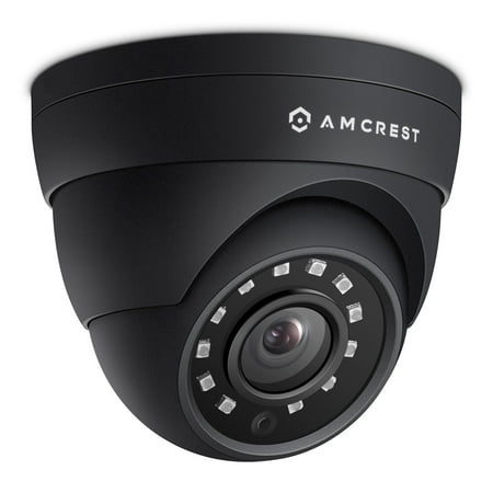 Amcrest 4MP UltraHD POE Security Camera, Outdoor IP Camera Eyeball Dome - IP67 Weatherproof, 98ft Night Vision, 118° FOV, Remote Live Viewing, 4-Megapixel (2688 TVL), IP4M-1055E