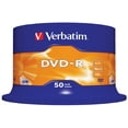 thumbnail image 2 of VERBATIM - 16x Speed DVD-R Matt Silver Blank DVDs - 50 Pack Spindle, 2 of 5