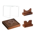 thumbnail image 2 of Vitrina para Béisbol, Soporte para Bates, Estante, Regalo para El Día Del Padre, Regalo para Hombres Y Mujeres, Caja de Almacenamiento de Recuerdos Pa Madera oscura, 2 of 8