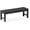 Black, variant on Yuanmin 47" Outdoor Bench, All Weather HDPE 2-Person Backless Bench with 700Lbs Weight Capacity, Waterproof Patio Bench for Porch, Garden and Park (Green)