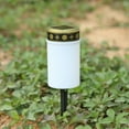 thumbnail image 6 of Solar Power Grave Lawn Light Flameless Electronic Led Lamp Decorations (White), 6 of 8