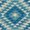 Blue, variant on Unique Loom Outdoor Southwestern Collection Area Rug - Fethiye (7' 10" x 10' Rectangle Multi/Gold)