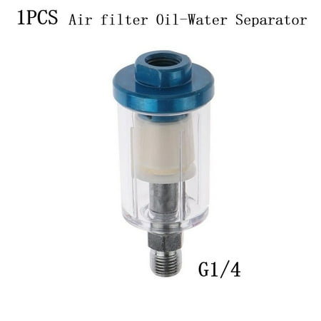 

GLFILL 1Pcs Air Compressor Moisture Oil Water Trap Filter Separator Regulator Gauge
