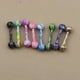 thumbnail image 2 of 8 Unids de material acero Inoxidable Lengua Tachas De Oreja Barra De Barbell Body Joyería Piercings De Oído, 2 of 8