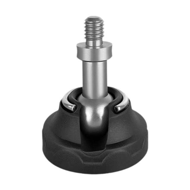 Patas de goma para trípode, conector de tornillo de 3/8", piezas universales resistentes, punta para trípode de telescopio ecuatorial de acero 1 pieza