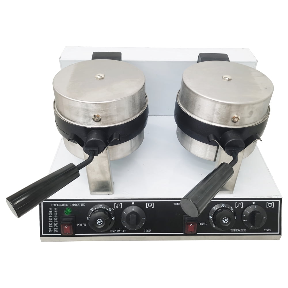 Techtongda Electric Dual Rotary Waffle Maker Baker Muffin Maker Waffle Machine Waffle Stove