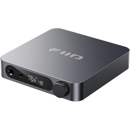 FiiO K11 Desktop 1400W Power Balanced Headphone DAC & Amplifier 384kHz/24Bit DSD256 for Home Audio/PC 6.35mm/4.4mm/RCA/Coaxial/Optical (Titanium)