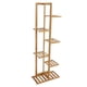thumbnail image 3 of Estante para flores, soporte para plantas de madera, estante para plantas macizo, soporte para plantas de madera, artesanía excepcional, 3 of 9