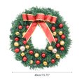 thumbnail image 2 of Navidad Con Cadena De Luces Led, Guirnalda Colgante De Navidad Artificial, Adorno De Pared, Año Nuevo, Casa, Tienda, Puerta, Suministros Para Árboles De Fiesta Yuarrent HA042019-02, 2 of 6