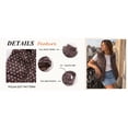 thumbnail image 6 of Polka Dot Cropped Puffer Vest Women Winter Lightweight Warm Quilted Padded Gilet with Pockets, 6 of 7