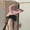 Pink, variant on Fashion Casual Sun Bucket Hat Summer Women's Cap Wide Brim Foldable Vinyl Anti-UV Flat Fisherman Cap Panama Female Hat Gorros