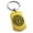 Gold, variant on Stainless Steel Aztec Mask Rune Engraved Dog Tag Keychain Keyring