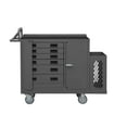 thumbnail image 2 of Durham Mfg Mobile Cabinet Bench,Steel,52-3/4"W,19"D 2211-DLP-6DR-RM-9B-95, 2 of 9