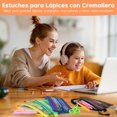 thumbnail image 2 of 30Pcs Bolsas de Malla con Cremallera, 10 Colores Bolsas de Archivo, Bolsa con Cierre Cremallera, Carpeta Plastico Impermeable, Bolsas de Documentos de Malla, para Oficinas Suministros, 2 of 5