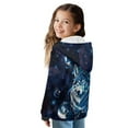 thumbnail image 4 of Xixirimido Wolf Planets Galaxy Pattern Boys Hoodies Teens Hooded Sweatshirt with Pocket Kids Long Sleeve Fashion Pullover Graphic Design Jacket for Fall Winter for 6-8 Years, 4 of 8