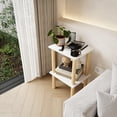 thumbnail image 1 of MORU Mesa Auxiliar Mango | Mueble Minimalista para Sala y Recámara | Ideal como Mesa de Café, Recibidor o Mesita de Noche | 55x30x40 cm | Decoracion Hogar | Hecho en México | Roble, 1 of 2