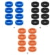 thumbnail image 4 of Qarigey 8 pack/lote funda protectora de silicona para ruedas de equipaje fácil de limpiar y reducir el ruido Envolturas para manijas de equipaje azul, 4 of 6