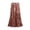 Wine, variant on Women's Flowy Midi Skirt, Elegant Long Suede, High Waist Straight A-Line, Comfortable Stretch, Soft Pure Color, Versatile for Daily Wear and Vacation