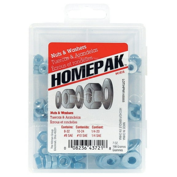 Hillman Zinc-Plated Steel Various Sizes Fender Washer 6 pk