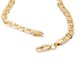 thumbnail image 3 of Collar Cadena Marinera Diamantada Ametrinaa 5mm Chapa de Oro 18k dorado L, 3 of 4