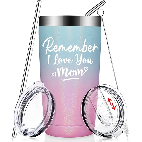 Gifts for Mom - Mom Birthday Gifts from Daughter, Son, Kids - Mothers Day Christmas Gift Idea for Mommy, New Mom, Wife, Women, Her - 20oz Mom Tumbler Cup