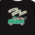 thumbnail image 4 of Inktastic Have a Very Hoppy Easter Green Bunny Truck Boys or Girls Long Sleeve Toddler T-Shirt, 4 of 5