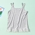 thumbnail image 4 of hengsof Girls Cute Ruffled Sleeveless Double Strap Tank Top, Daily Breathable Soft Layering Undershirt for 3-13 Years, 4 of 8