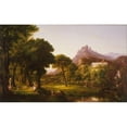 thumbnail image 2 of Thomas Cole 24x16 Black Ornate Framed Double Matted Museum Art Print Titled: Dream of Arcadia, 2 of 5