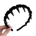 thumbnail image 1 of Hair Volume Booster Wave Headband, Vintage Velvet Wide Beaded Headband Hair Hoops for Women Girls, 1 of 5