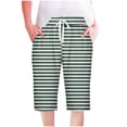 thumbnail image 2 of Mefallenssiah Women Shorts Casual Pants Straight Leg Drawstring Elastic Waist Loose Comfy Pants with Pockets, 2 of 5