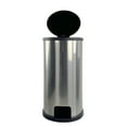 Mainstays 7.9 Gallon Trash Can, Plastic Round Step Kitchen Trash Can