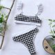 thumbnail image 2 of Sexy Women High Waist Bikini Set Ruffle Thong Brazilian Swimsuit Swimwear Bathing Suit 26-27s, 2 of 3