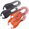 thumbnail image 6 of Eeristq 4pcs Flexible Hair Clips Interlocking Banana Hair Clips Elongated Two Sides Hair Combs for Hair Accessories ( Black, Coffee ), 6 of 11
