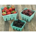 thumbnail image 4 of MT Products 1 Quart Green Pulp Fiber Vented Berry Produce Basket - Pack of 15, 4 of 12