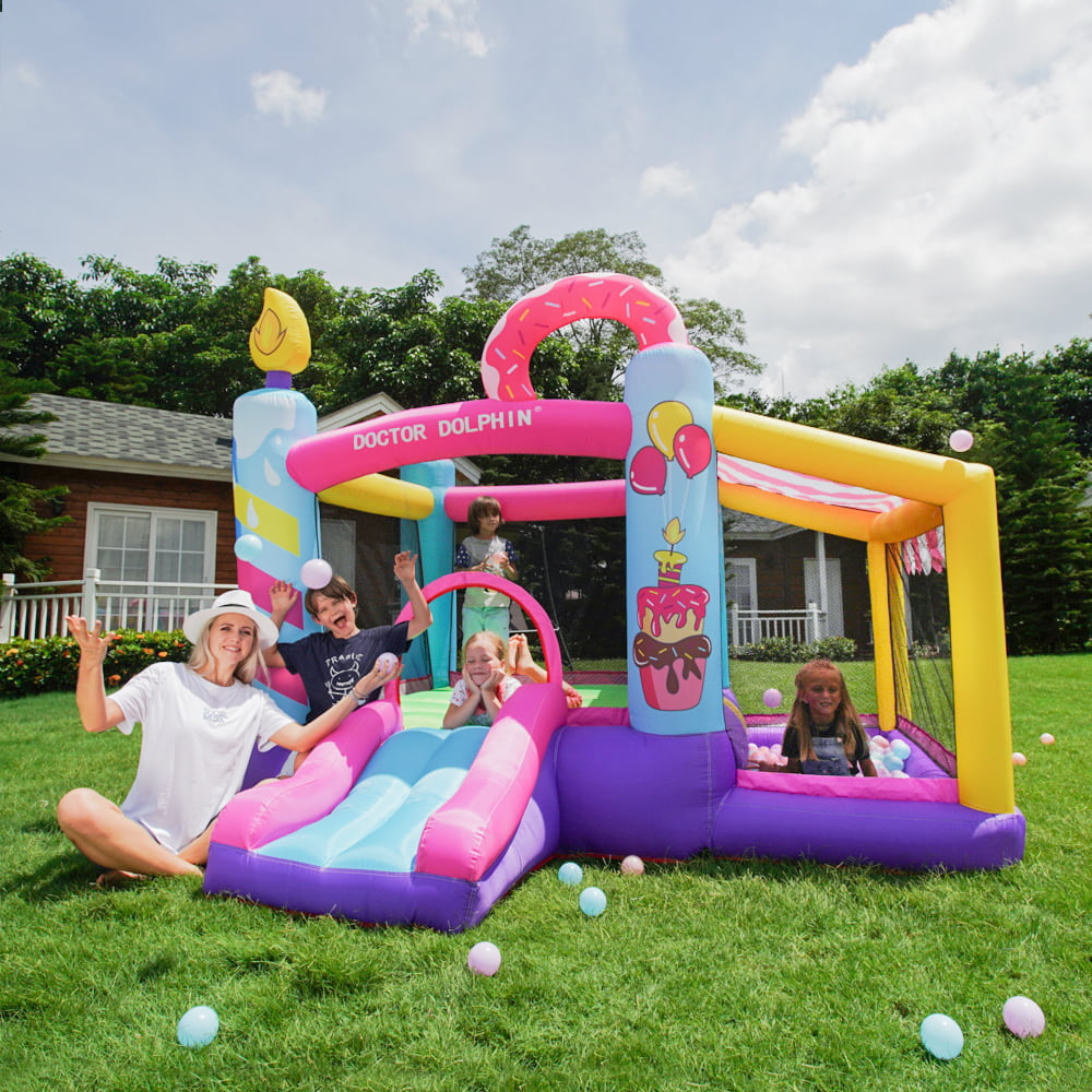 Outdoor Dream Stars Inflatable Castle Inflatable Bounce House Castle Ball Kids 