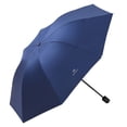 thumbnail image 1 of Mini paraguas de viaje, sombrilla compacta, ligera y portátil, protección UV para sol y lluvia, 1 of 5