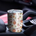 thumbnail image 4 of 30oz Fall Pumpkins Leaves Pattern Tumblers Stainless Steel Tumbler with Lid and Straw,Vacuum Insulated Double Wall Travel Tumbler Cups Mug with Cleaning Brush for Coffee,Tea, 4 of 7