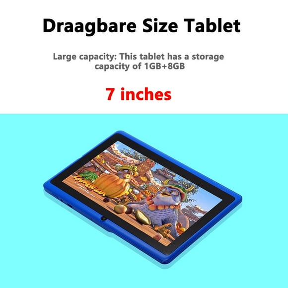 Q88 Tablet PC For Androids Kids Learning 1GB+8GB Multifunctional Creative Portable Smart Personal Tablets 7 Inch