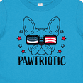 thumbnail image 4 of Inktastic Pawtriotic with French Bulldog  in American Flag Sunglasses Boys or Girls Baby T-Shirt, 4 of 5