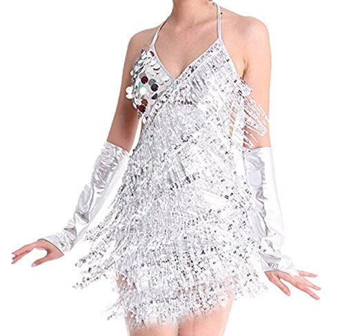 walmart silver dress