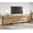 Oak, variant on WAMPAT Modern TV Stand for TVs up to 100 inch, 3 in 1 TV Console with Adjustable Shelves and 3 Drawers, Media Console for Living Room, Bedroom, Mocha