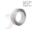 thumbnail image 3 of QualitChoice Adhesive Tape Reusable Waterproof Transparent Tapes Removable Long Lasting Sticky Glass Mirror Sticker Bathroom Car Type 2 1Set, 3 of 6