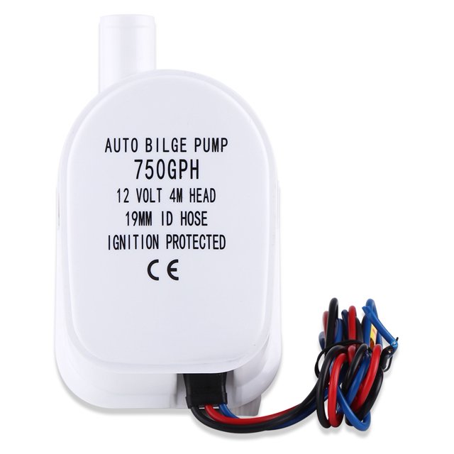 Bomba De Achique Automática Bomba De Achique Para Barcos Completamente Automática 12V 750GPH Bomba De Achique Sumergible Automática Bomba De Agua Con Carcasa De Plástico