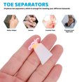 thumbnail image 4 of Miangastore 32pcs Creative Toe Nail Polish Separators Spacers Toe Dividers, 4 of 9