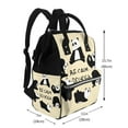 thumbnail image 2 of Disketp Panda Doing Yoga Mochila de Pañales de Gran Capacidad con Múltiples Bolsillos, Mochila de Viaje Multifuncional para Bebé, Unisex, Moderna y Resistente, 2 of 6