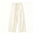 thumbnail image 7 of Maean Women Plus Size Pant Loose Elastic Waist Drawstring Summer Lounge Pants Trousers with Pockets M-5XL, 7 of 7