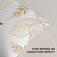 thumbnail image 4 of Spring Pillow Covers 12x20 inch Set of 2, Soft Pillowcases Golden Leaves Pattern Decorative Sofa Living Room Bed Square Pillow Case Cushion Cover-Golden, 4 of 6