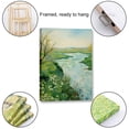 thumbnail image 3 of OWNSERIES Home Decor Picturesque Rivers Pattern Canvas Wall Art Paintings for Living Room - Canvas Framed Print Wall Artworks Ship From US Local Warehouse, 3 of 5